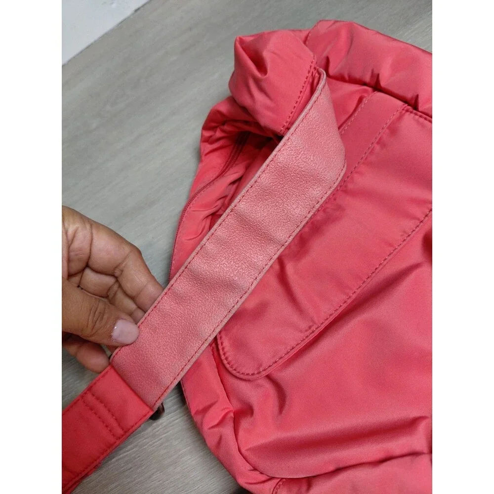 Ameribag Pink Coral Color Handbag Purse Back Pack.